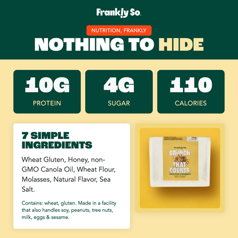Honey Roasted — 10g protein, 4g sugar, 110 calories