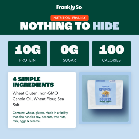 Lightly Salted — 10g protein, 0g sugar, 100 calories, 4 simple ingredients