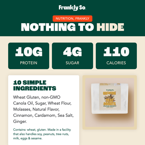 Warm Vanilla — 10g protein, 4g sugar, 110 calories