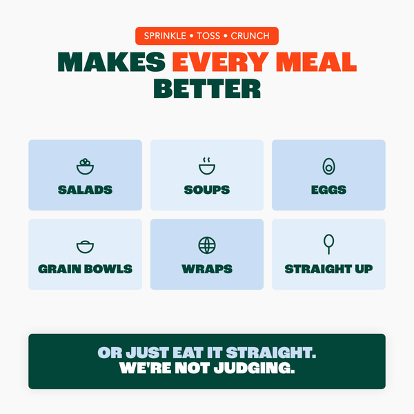 Zesty Ranch — sprinkle on salads, soups, grain bowls and more