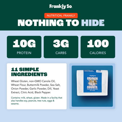 Zesty Ranch — 10g protein, 3g carbs, 100 calories, 11 simple ingredients