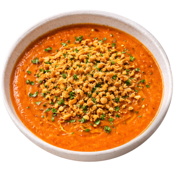 Food with protein flakes