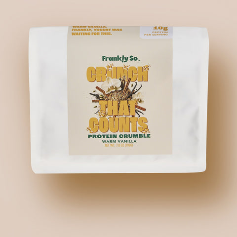 Warm Vanilla Protein Crumble pouch